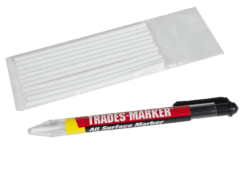 TRADES MARKER PENCIL WHITE